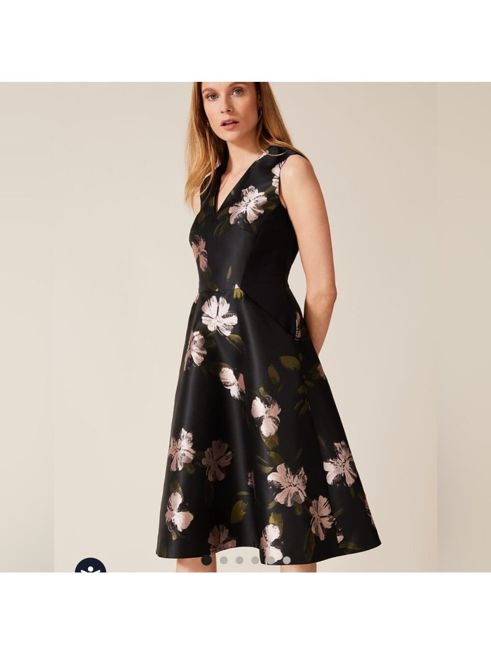 Phase Eight Sandy Floral Jacquard Dress NWT